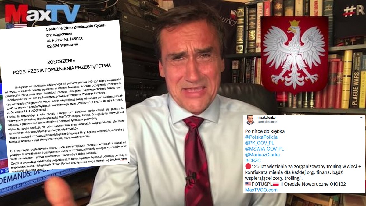 Mariusz Max-Kolonko nie zwalnia i żąda 25 lat więzienia dla właścicieli Wykop.pl