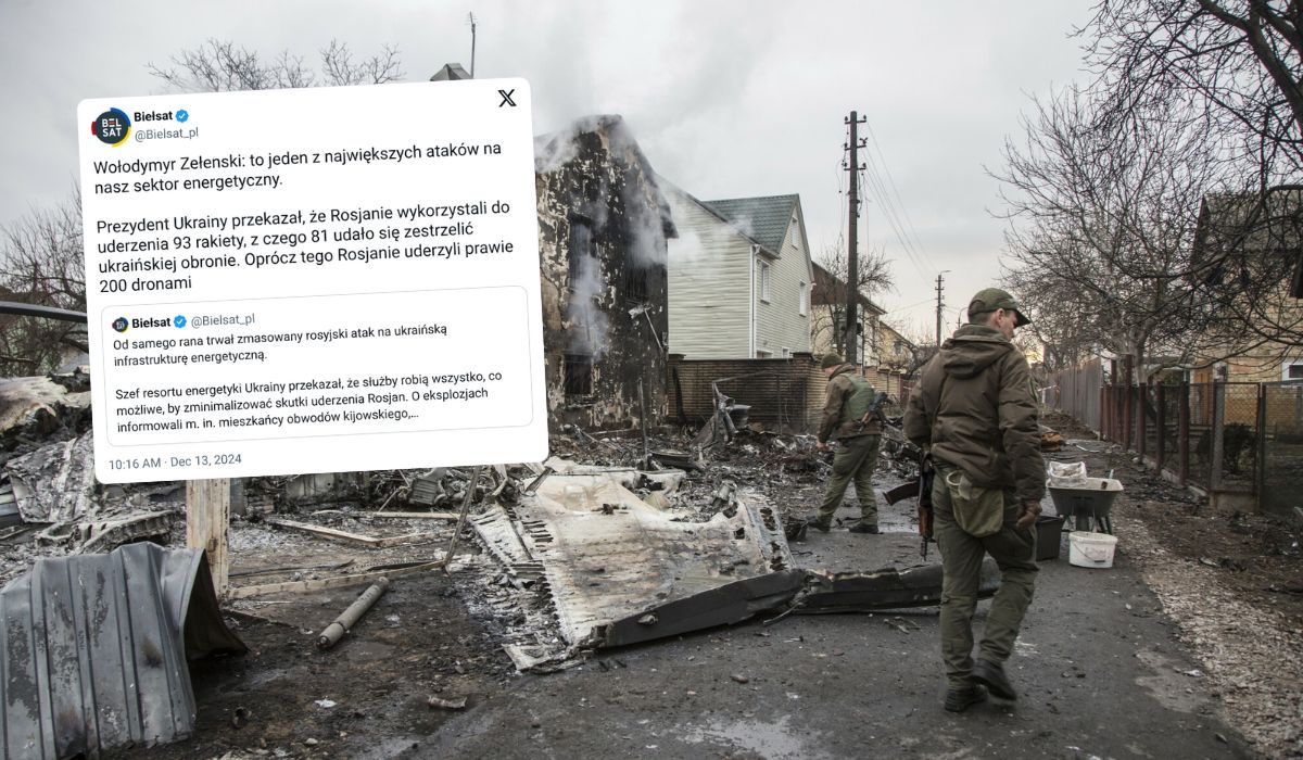 Rosjanie z całej siły chcą zniszczyć ukraińską energetykę, liczą, że zima dzięki temu będzie cięższa
