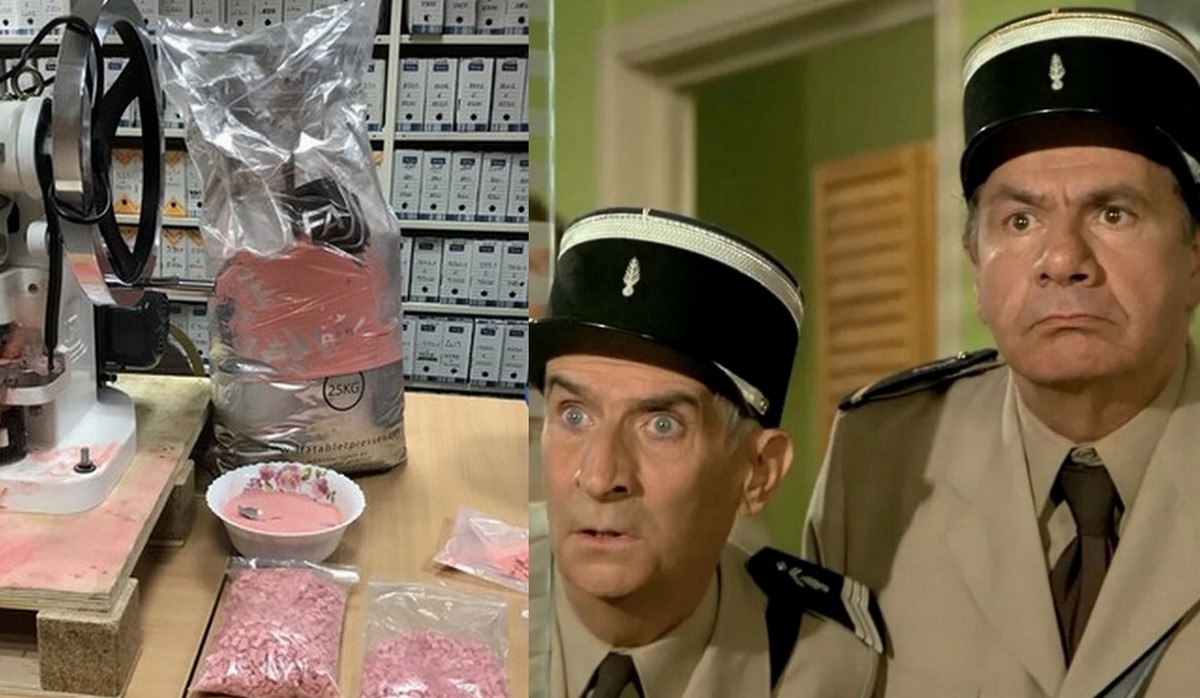 Francja: policja pochwaliła się przechwyceniem tabletek ecstasy, które okazały się być żelkami truskawkowymi