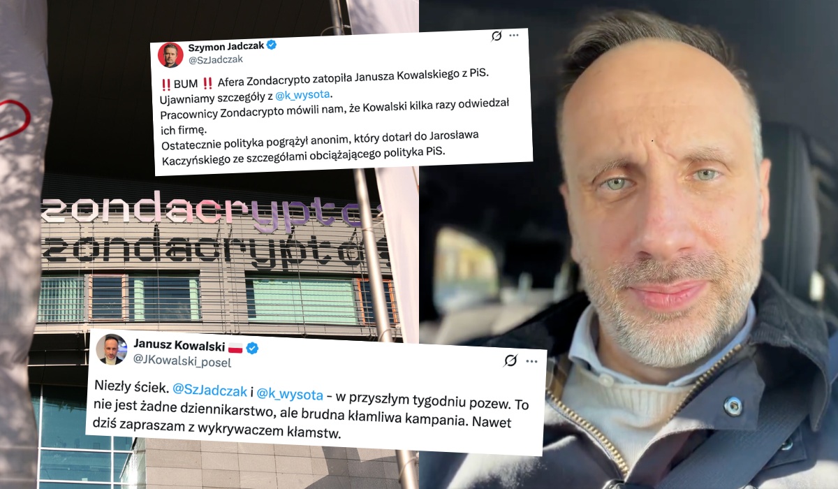 Janusz Kowalski zapowiedział pozew za łączenie jego odejścia z PiS z aferą Zondacrypto