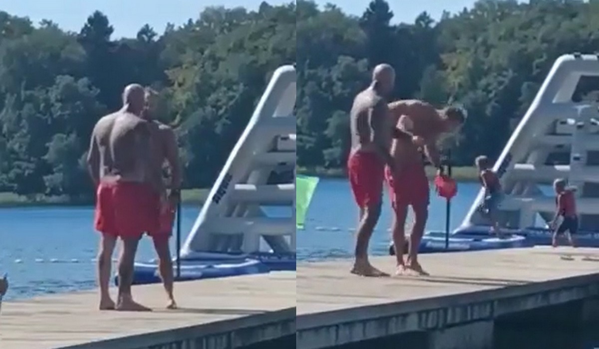 Cieszyno: agresywny ojciec uderzył ratownika zwracającego mu uwagę, został ekspresowo ukarany i zapłaci ponad 4000 zł