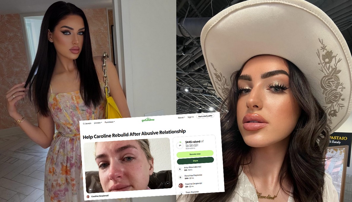 Caroline Derpienski rozstała się z partnerem, narzeka na brak kasy i założyła zbiórkę