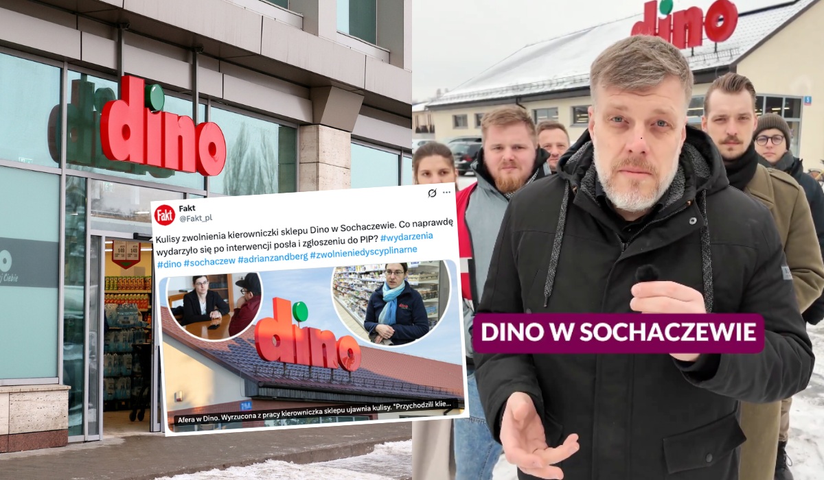 Kierowniczka z Dino ujawnia, że została wyrzucona za walkę o współpracowników i wpuszczenie Zandberga