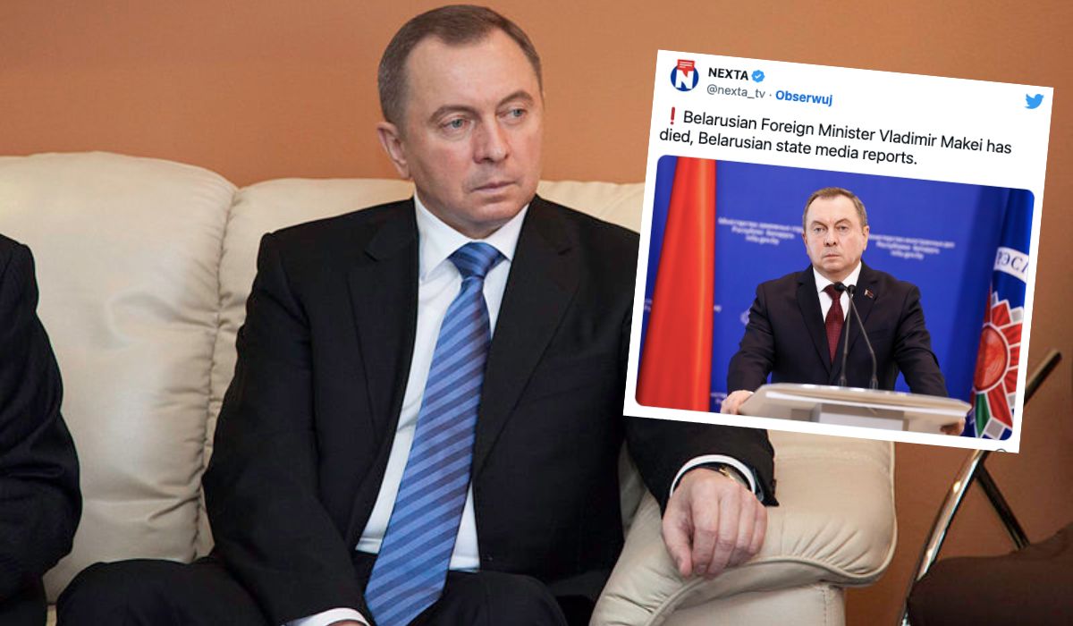 "Nagła śmierć" białoruskiego ministra spraw zagranicznych