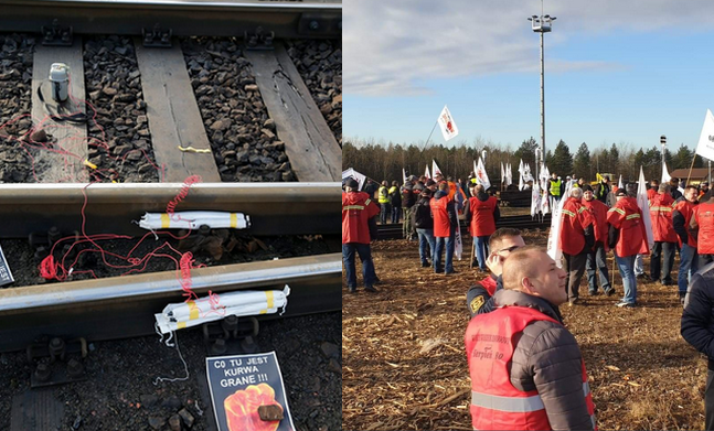 Górnicy pomylili tory. "Zablokowali eksport polskiego węgla na Ukrainę"