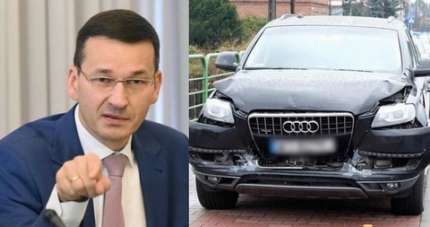 Morawieckiego wozi 25-letni kierowca TIR-a