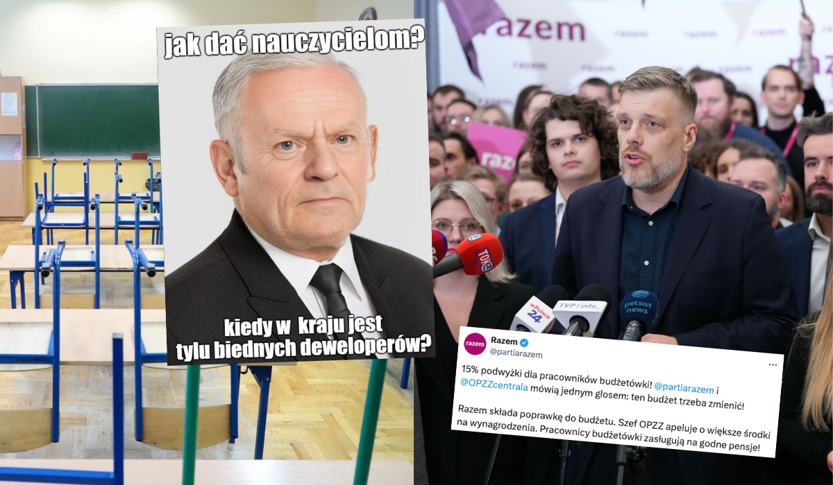 Partia Razem chce podwyżek dla nauczycieli i oczekuje, że inne partie się ogarną i też tego będą chciały