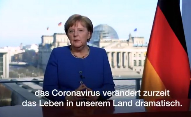 Merkel: koronawirus jest największym wyzwaniem Niemiec od czasu II wojny światowej