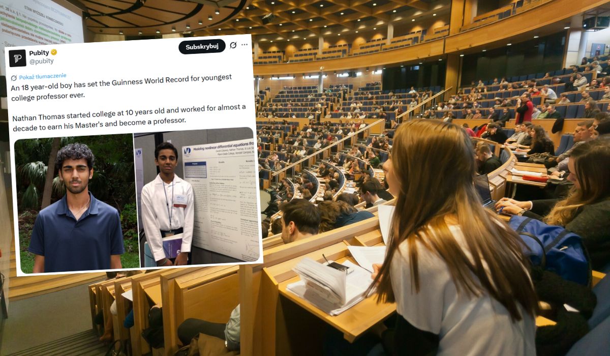 USA: 18-latek został najmłodszym profesorem na świecie