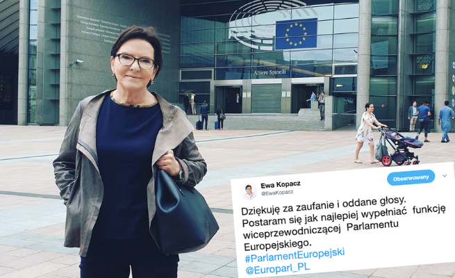 Ewa Kopacz wybrana wiceprzewodniczącą Parlamentu Europejskiego