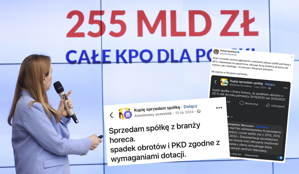 Afera KPO: pojawiły się podejrzenia, że doszło do zakupu biznesów tylko po to, żeby dostać unijne dotacje
