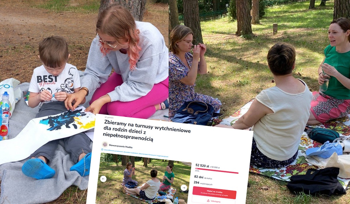 Udała się zrzutka na "turnusy wytchnieniowe" dla rodziców dzieci niepełnosprawnych, żeby też mogli odpocząć