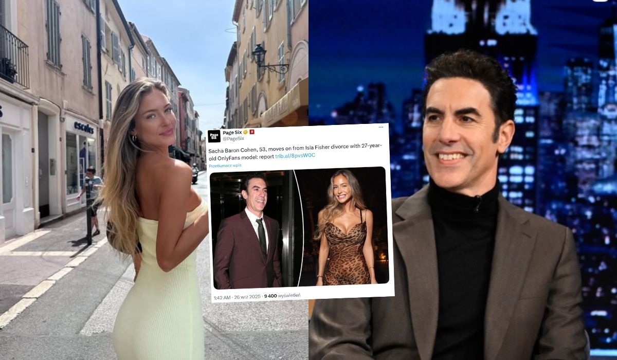 Sacha Baron Cohen odżył po rozwodzie i rozpoczął związek z gwiazdą Only Fans