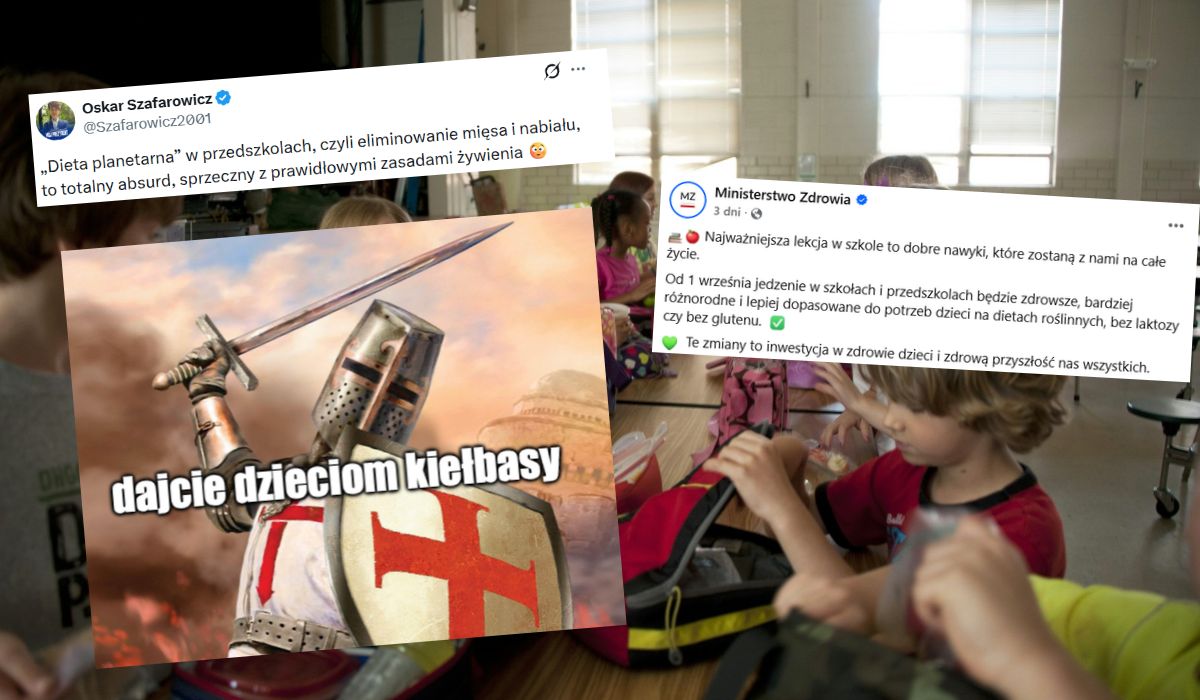 Prawica ostrzega, że w diecie przedszkolaków jest za dużo warzyw i za mało mięsa