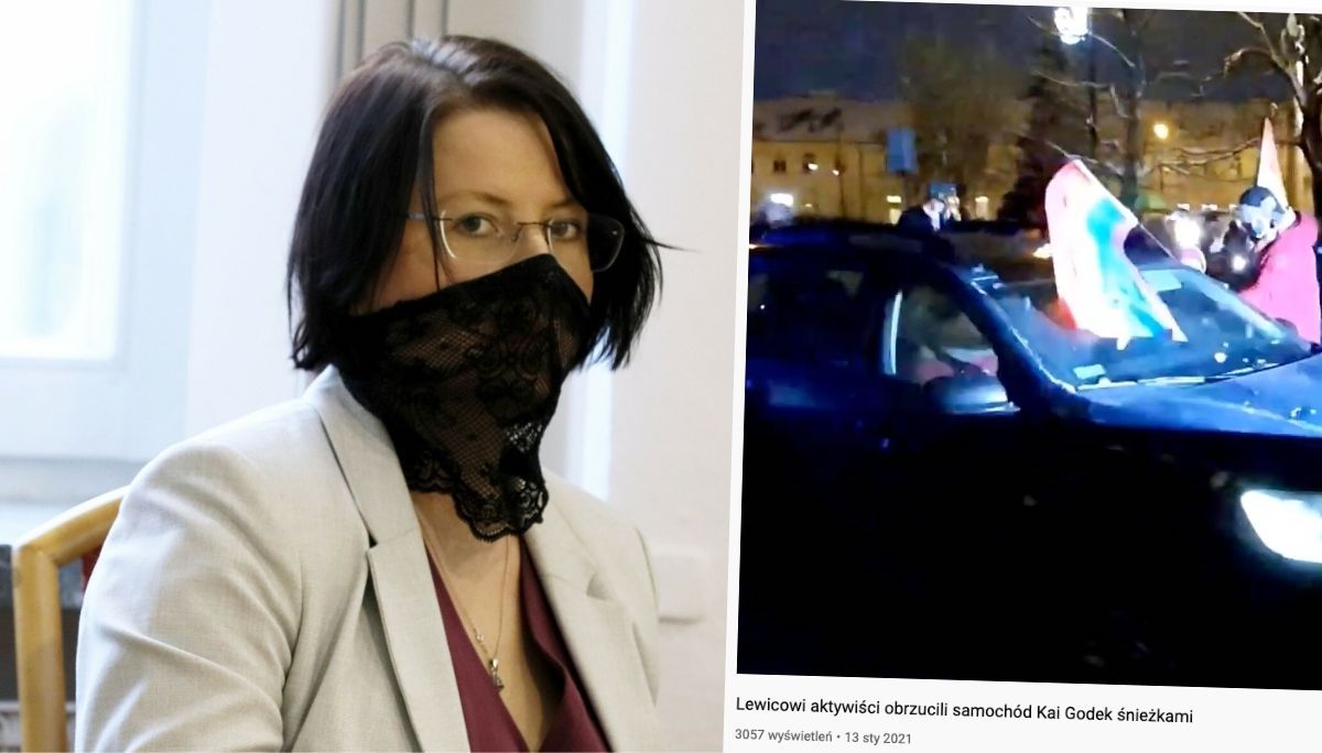 Policja bada sprawę obrzucenia Kai Godek śnieżkami