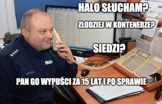 Rembertów: zamknął złodzieja w kontenerze budowlanym i wezwał policję