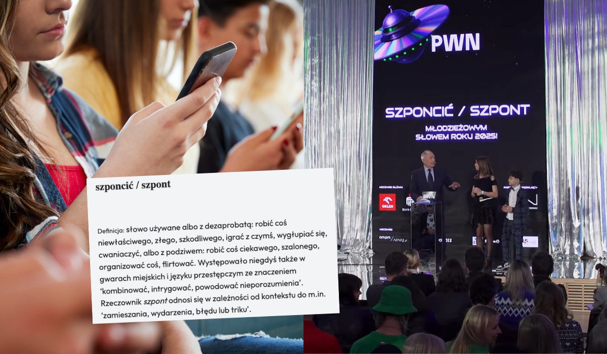 Z jakiegoś powodu Młodzieżowym Słowem Roku zostało "szponcić"