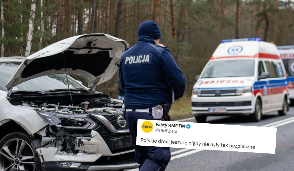 Polskie drogi stały się bezpieczniejsze, liczba wypadków najniższa w historii