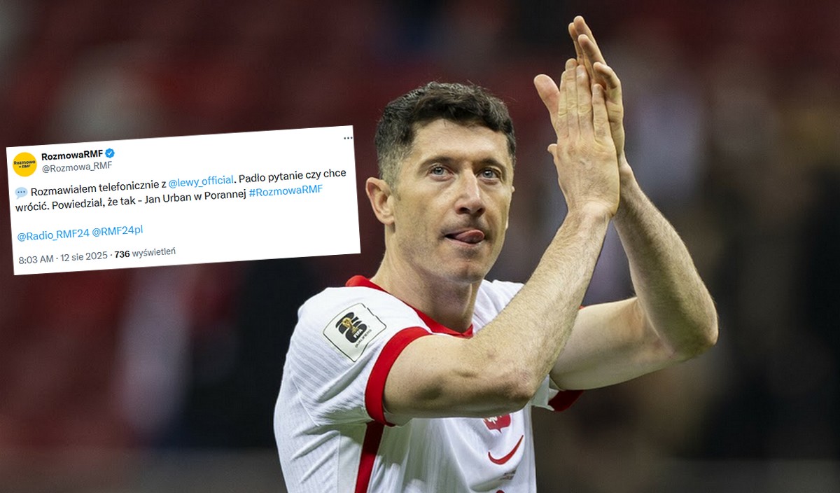 Serce Roberta Lewandowskiego zmiękło i wróci do reprezentacji Polski