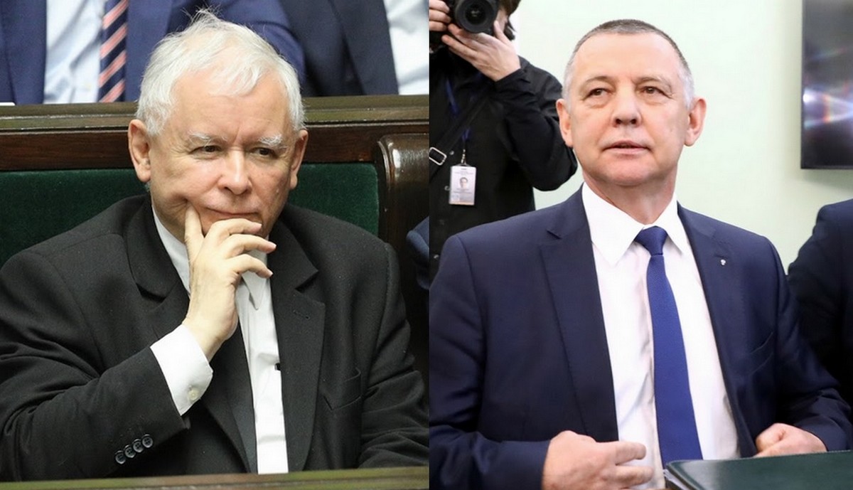 Kaczyński grozi palcem Banasiowi, żeby nie fikał, bo może przestać być prezesem NIK