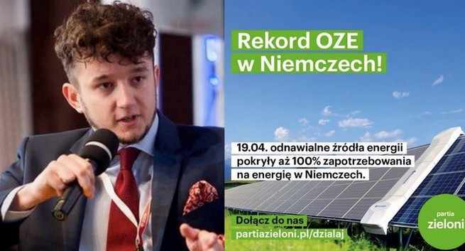 Wiech do Partii Zielonych: niemiecki sukces z OZE trwał cztery godziny