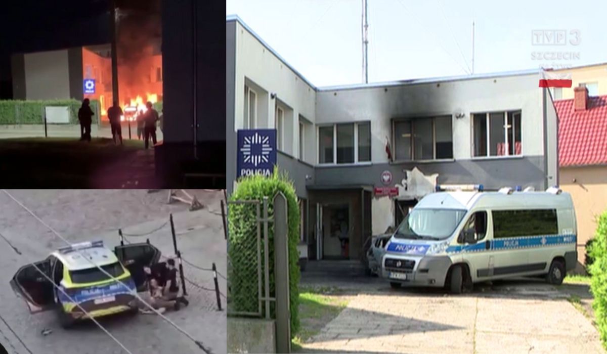 Lipiany: wściekła kobieta podpaliła komisariat, bo jej partner trafił na dołek