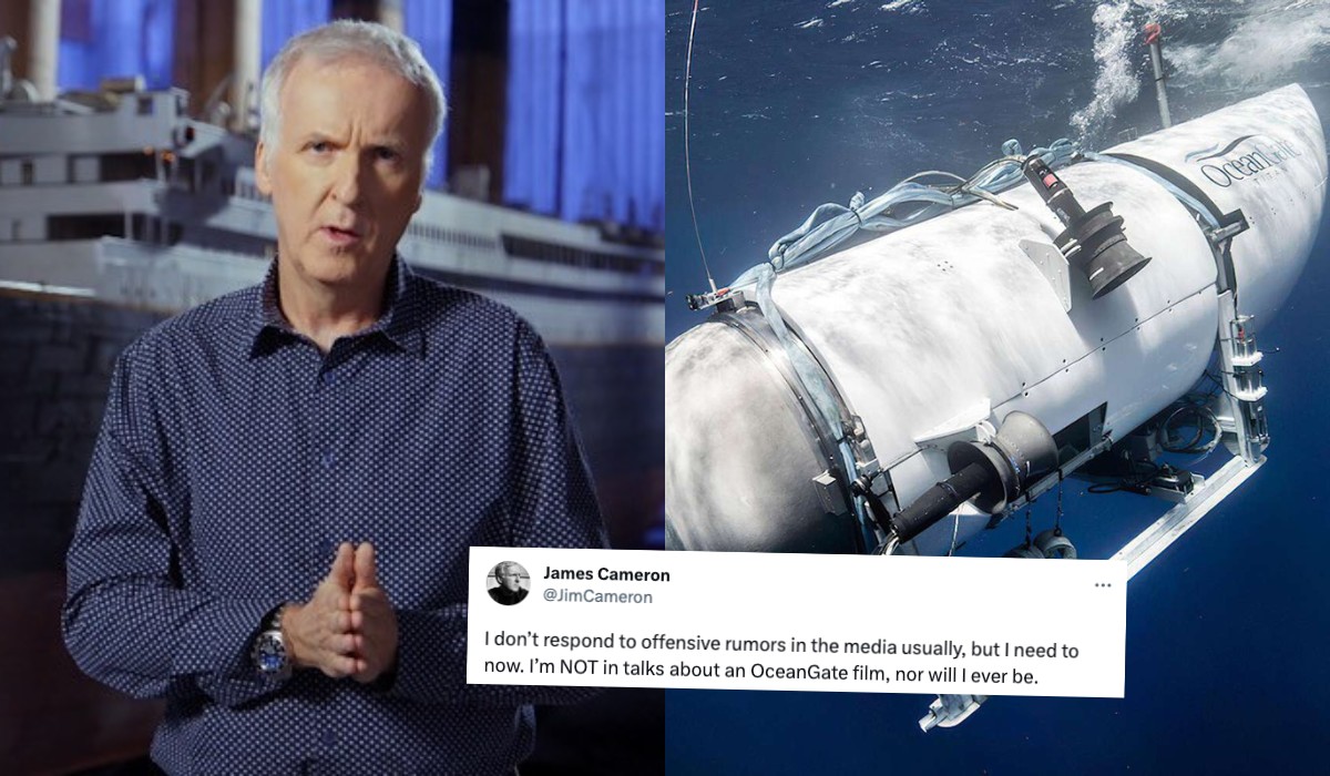 James Cameron zaprzecza plotkom o pracach nad sequelem "Titanica" o łodzi podwodnej miliarderów
