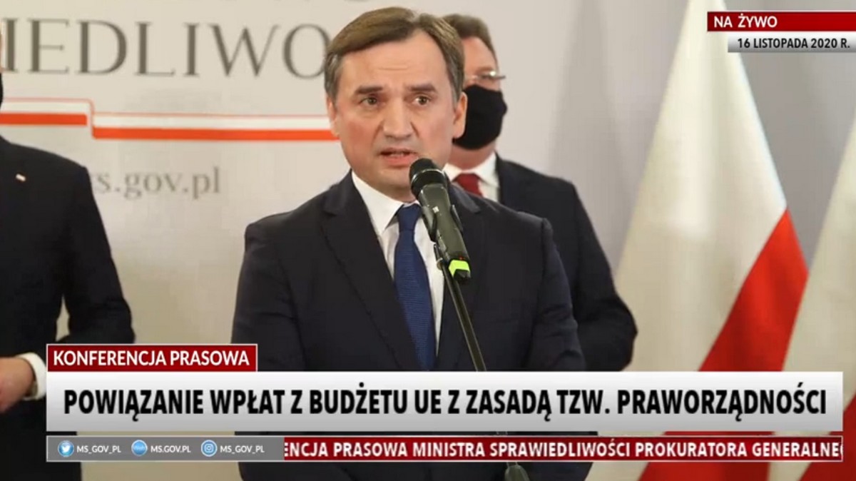 Ziobro zapowiada weto w sprawie powiązania budżetu UE z praworządnością. "Nie będzie zgody na ten mechanizm"