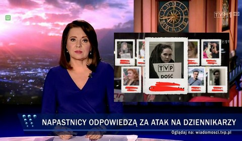 RPO i UODO interweniują po pokazaniu w "Wiadomościach" nazwisk i twarzy protestujących