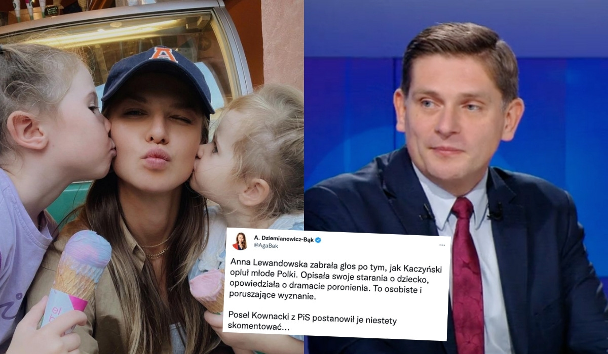 PiS dalej empatycznie o kobietach i dzieciach, poseł życzył Lewandowskiej, żeby Robert strzelał gole