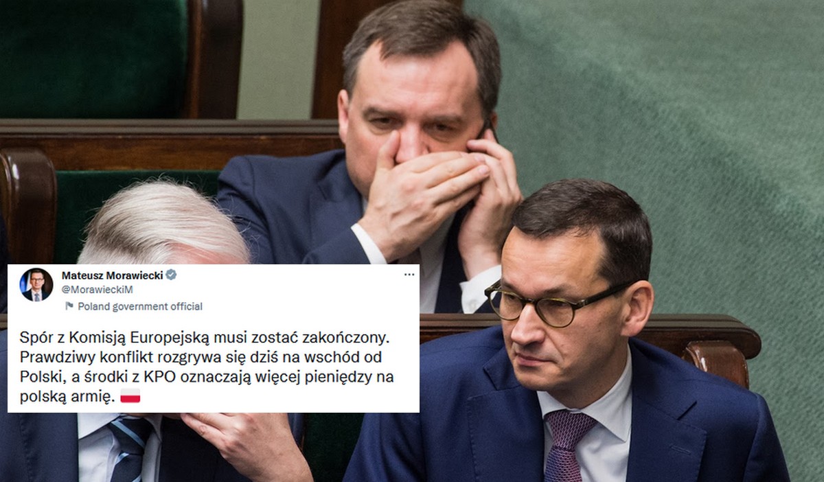 Premier zupełnie grzecznie i wprost mówi, że trzeba skończyć kłócić się z Unią i przytulić kasę z KPO