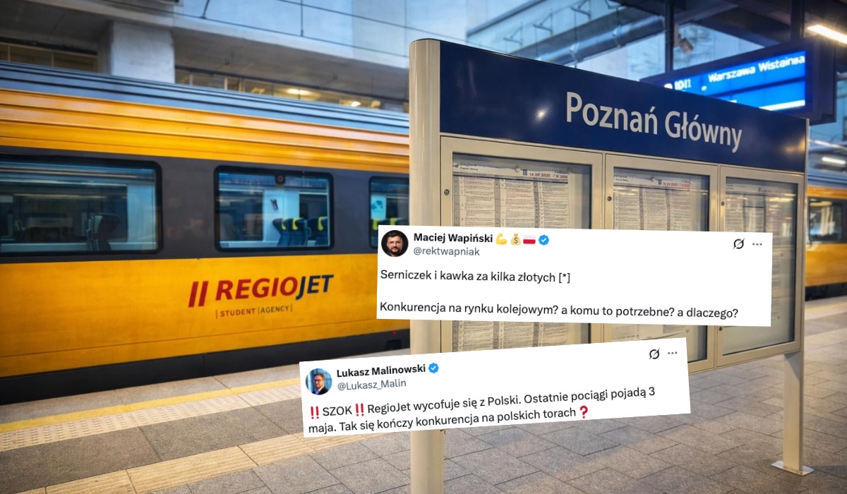 Czeski RegioJet jednak rezygnuje z działania na polskim rynku, skarży się na warunki i konkurencję