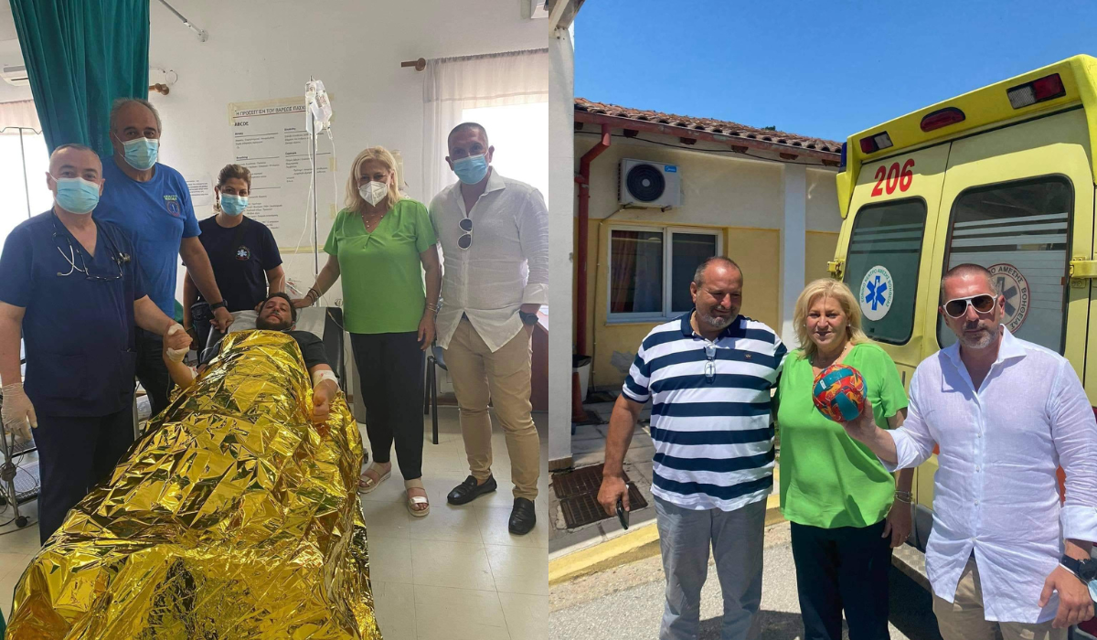 Grecja: 30-letni turysta przeżył 18 godzin na morzu, trzymał się piłki do siatkówki