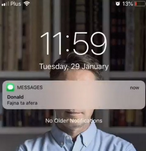 Donald pisze do Tomka