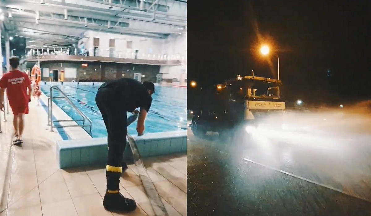 Zielona Góra: w ramach oszczędności, ulice myte są wodą z miejskiego basenu