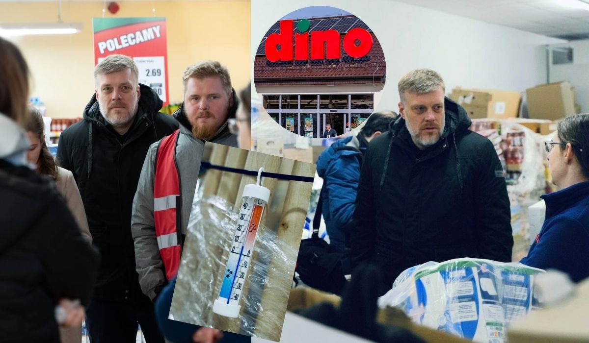 Zandberg poszedł do Dino, ale nie na zakupy, tylko mierzyć temperaturę.