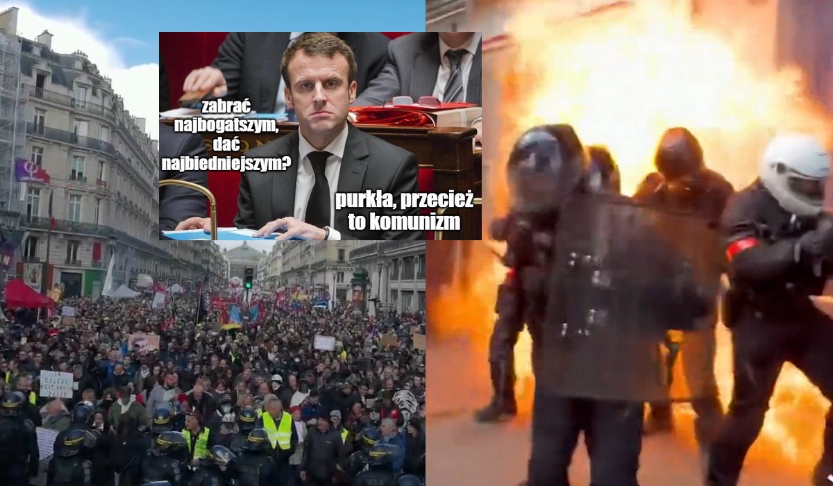 Francja: protestujący domagają się, żeby sfinansować emerytury biedniejszych z kieszeni najbogatszych