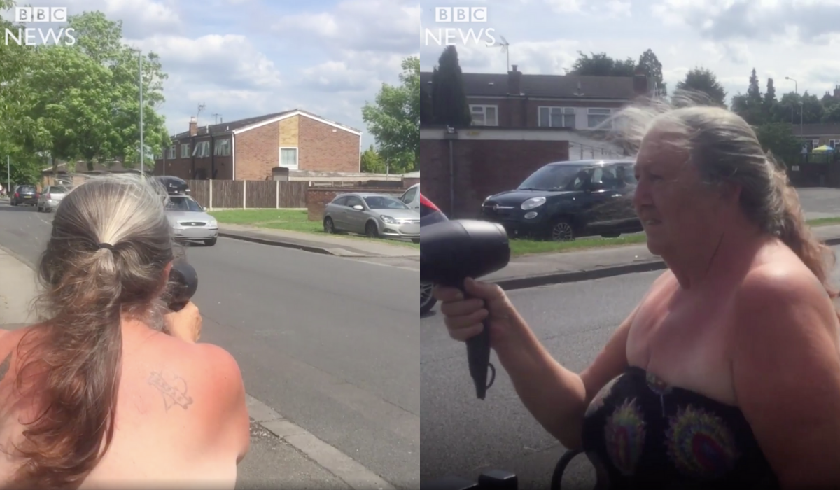 Brytyjka poskromiła piratów drogowych strasząc ich suszarką, stała się międzynarodową legendą