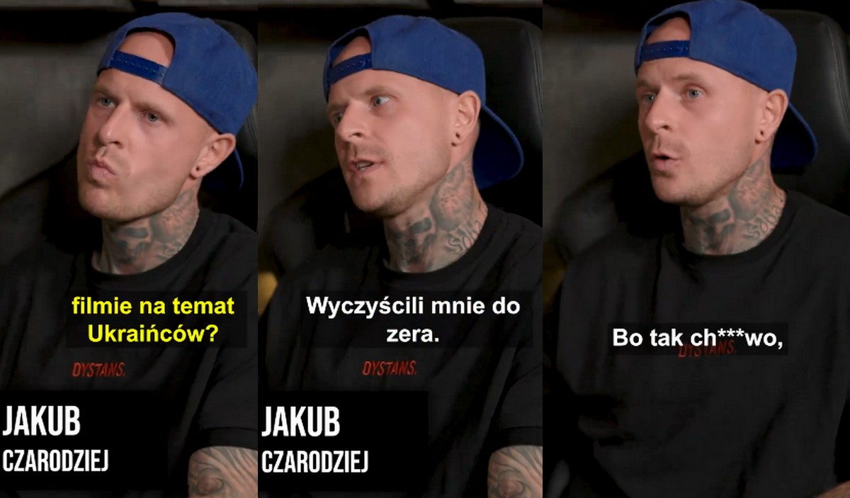 Jakub Czarodziej zwierzył się, że jego szczucie na Ukraińców miało konsekwencje finansowe
