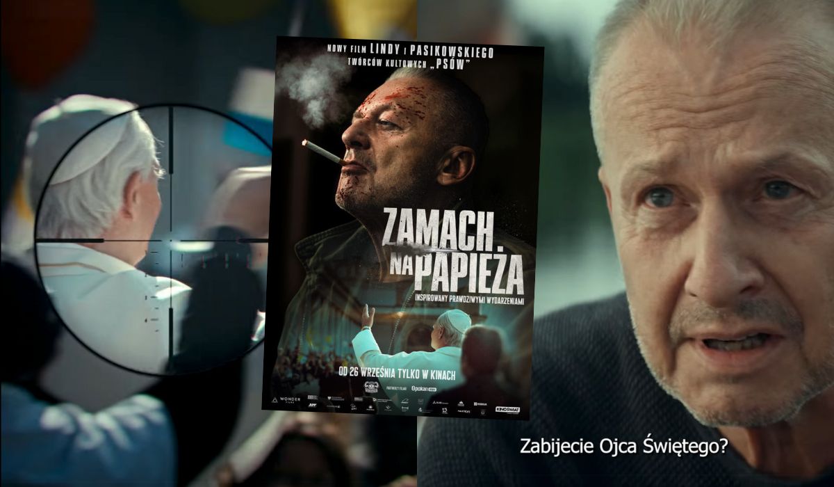Powrót duetu Linda-Pasikowski: pojawił się zwiastun filmu "Zamach na papieża"