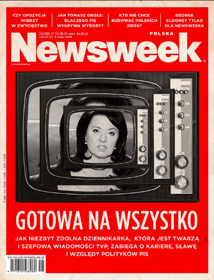 Newsweek o Holeckiej: niezbyt zdolna dziennikarka zabiega o względy PiS