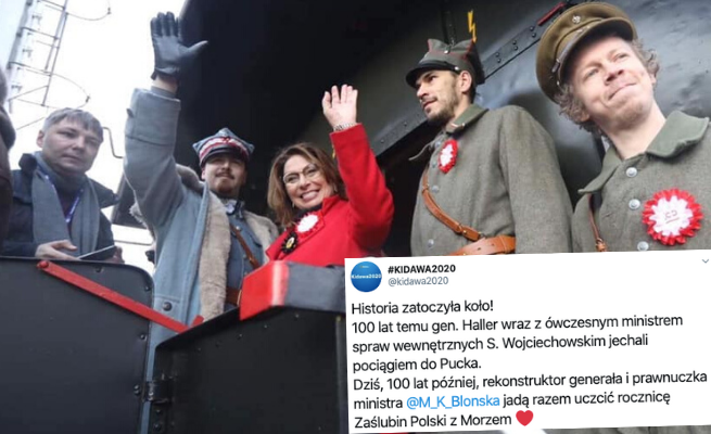 Kidawa-Błońska w ramach kampanii przypomina o swoim elitarnym rodowodzie