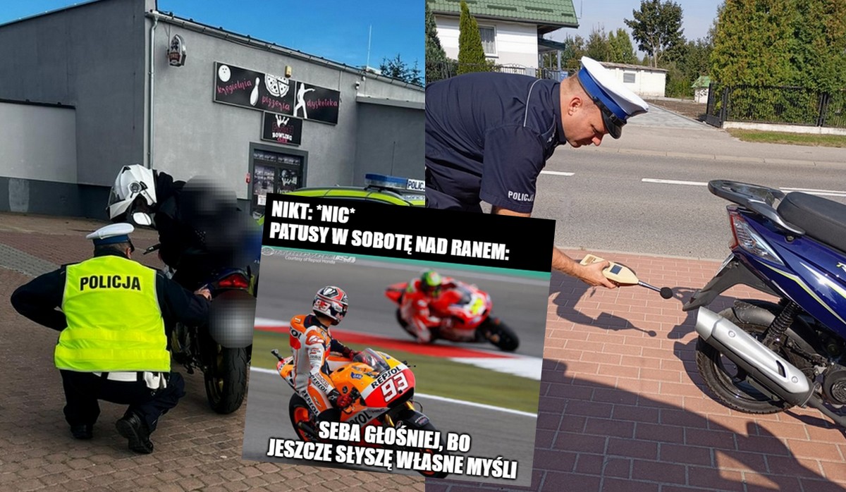 Parczew: policja sprawdziła głośność wydechów motocyklistów i skończyło się zatrzymaniami dowodów rejestracyjnych