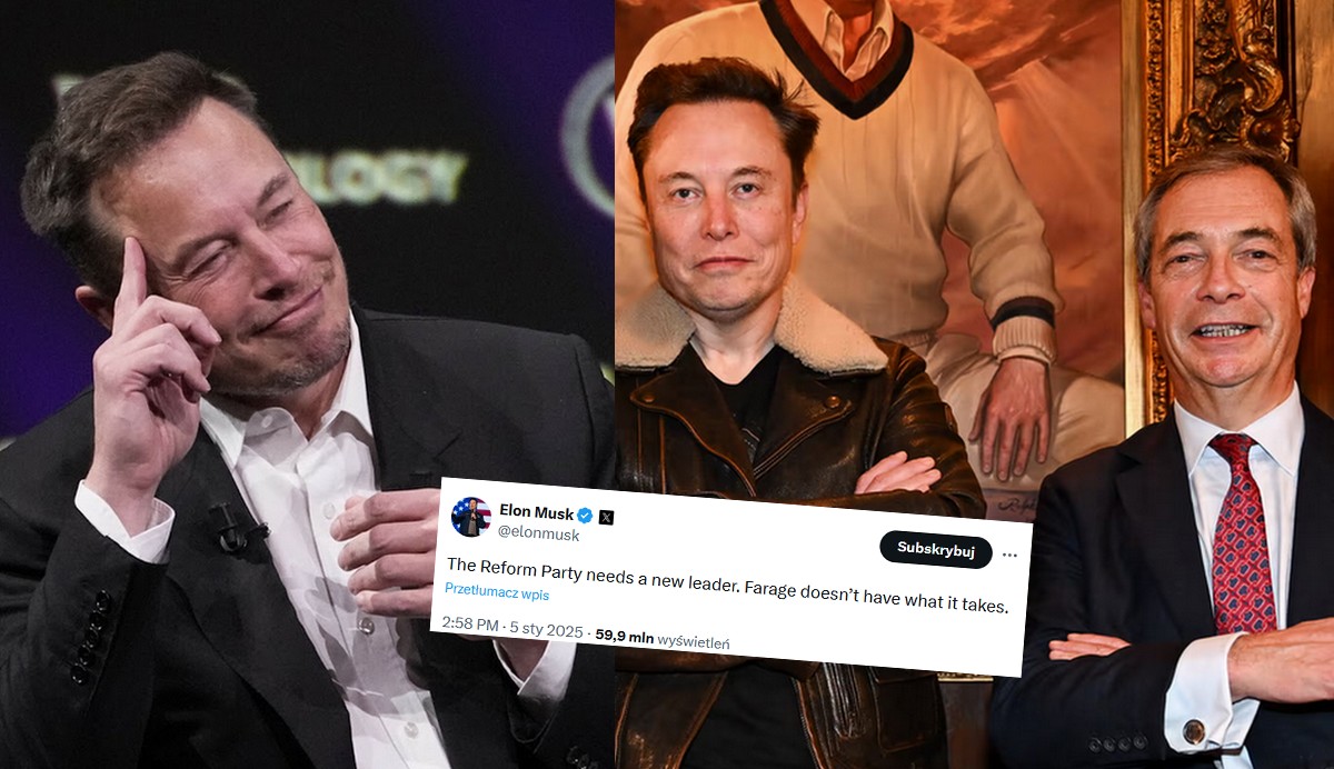 Musk nie może się zdecydować, czy kumpluje się z Nigelem Farage'em, czy jednak nie