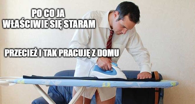 WWF Polska zachęca, żeby nie prasować, bo to strata energii i to nieekologiczne