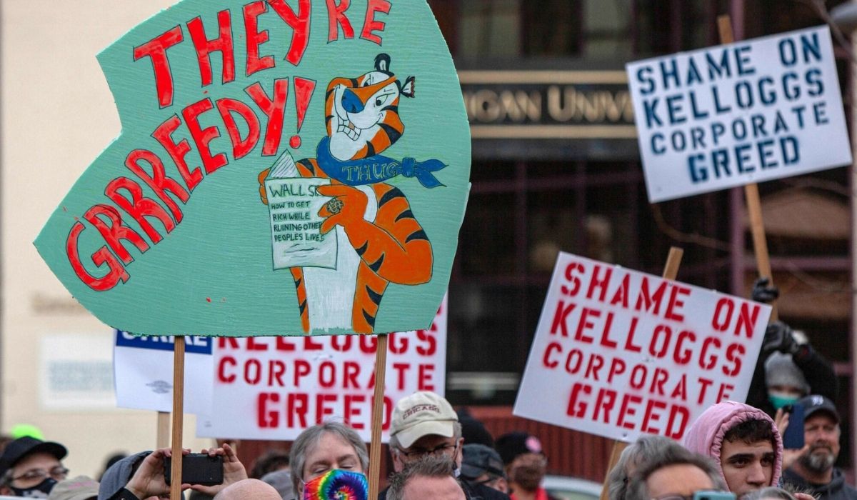 USA: słynny strajk pracowników Kellogg's zakończony pełnym sukcesem