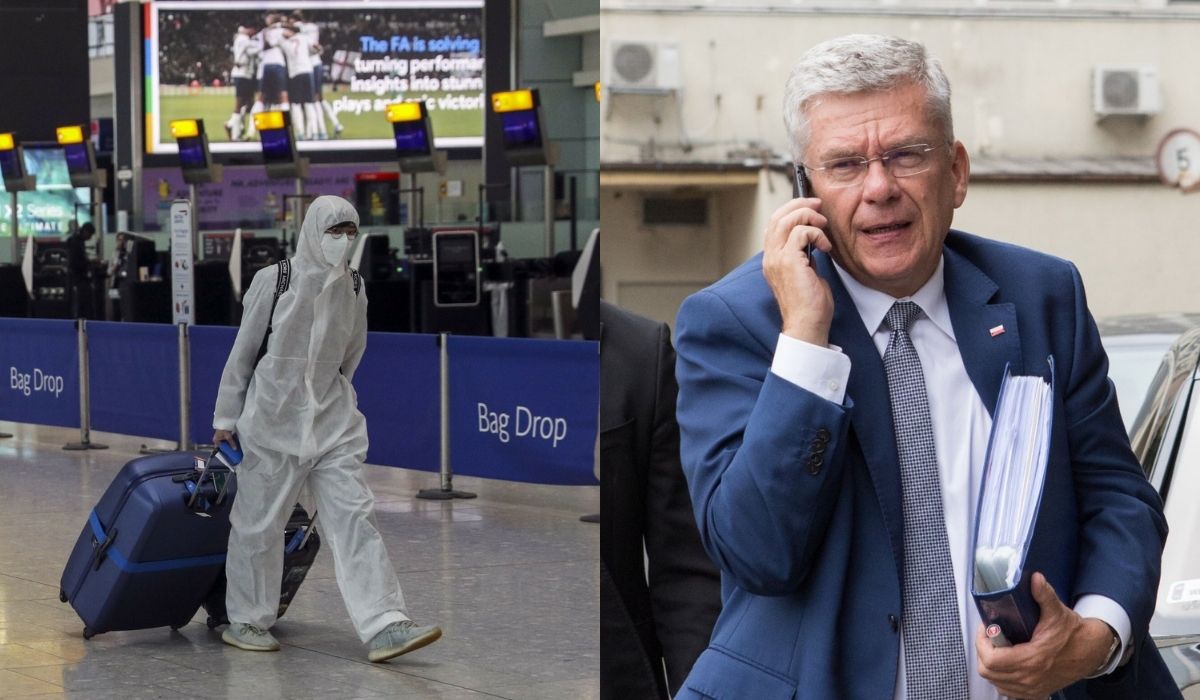 Senator Karczewski przyznał, że rząd nie badał przybywających z UK, bo bał się krytyki