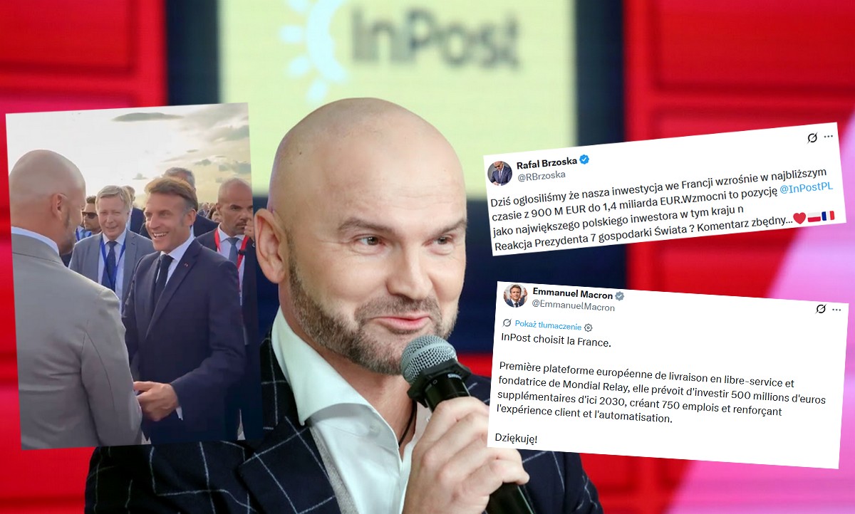 Macron podziękował InPostowi za rekordowe inwestycje we Francji