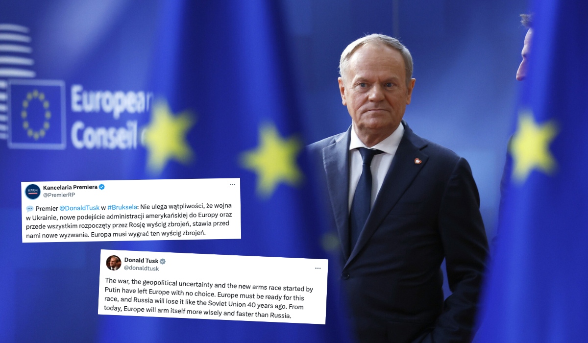 Premier zagrzewa przed szczytem UE: Europa musi podjąć wyścig zbrojeń i wygrać w tym wyścigu z Rosją