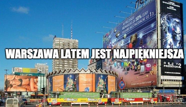 Warszawa przyjęła uchwałę krajobrazową, miasto wreszcie zrobi porządek z reklamami